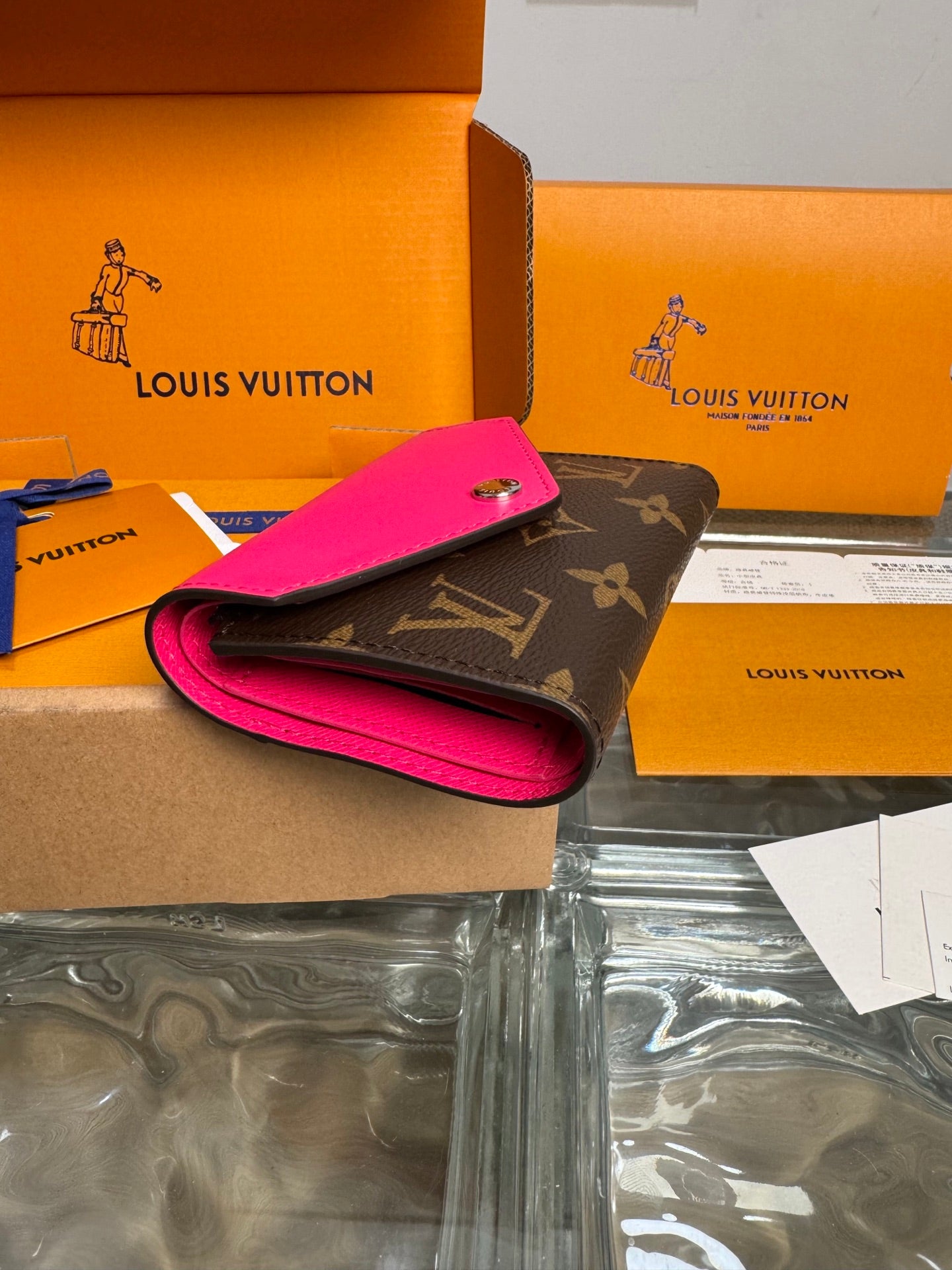 路L家-M12392 Victorine Wallet-桃粉色