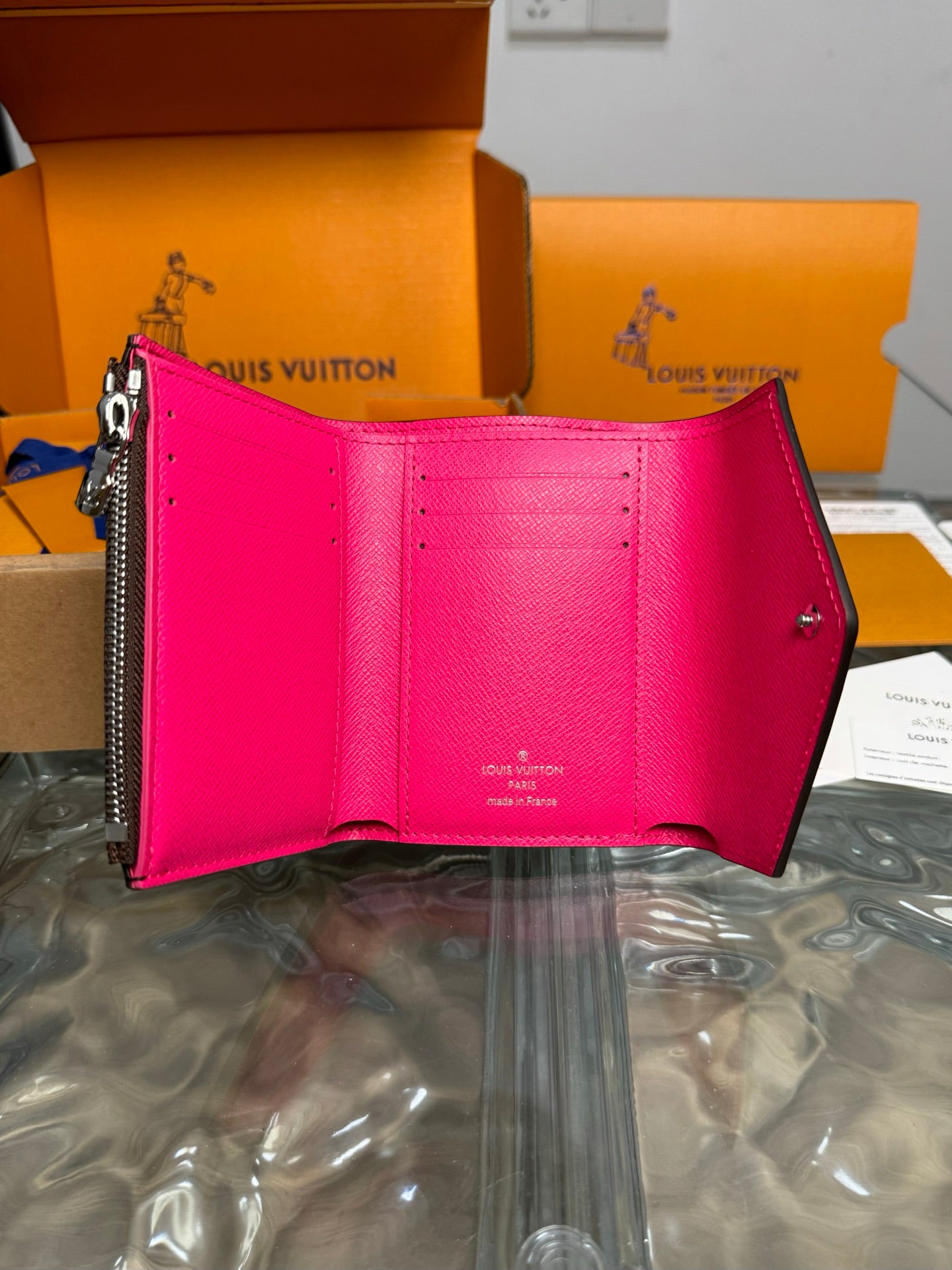 路L家-M12392 Victorine Wallet-桃粉色