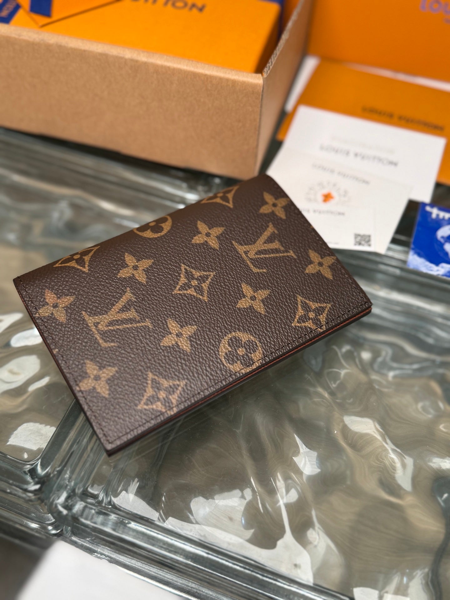 路L家-M64502 護照封套-經典老花