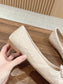 迪D家-2024春夏 珍珠小羊皮單鞋 米色
