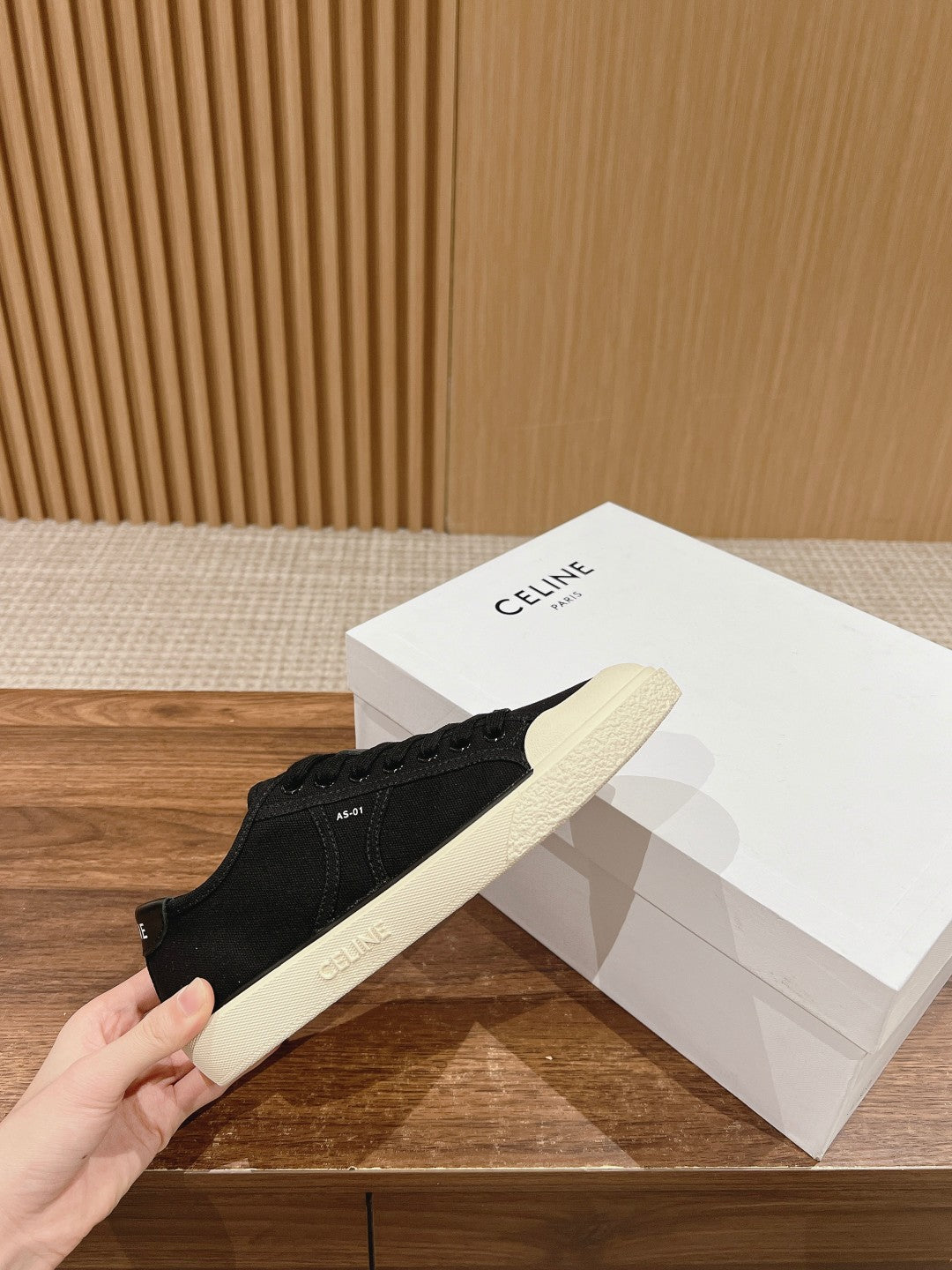賽C家-低筒布面休閒鞋 黑色