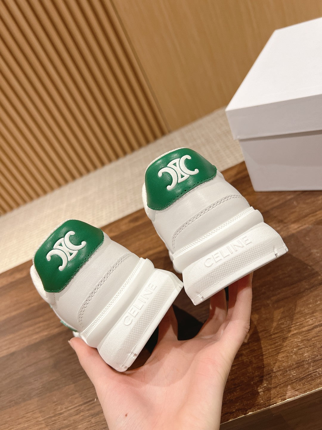 賽C家-2023厚底老爹鞋 綠色