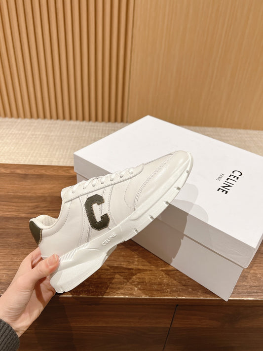 賽C家-2023厚底老爹鞋 咖色