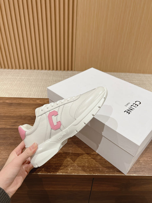 賽C家-2023厚底老爹鞋 粉色