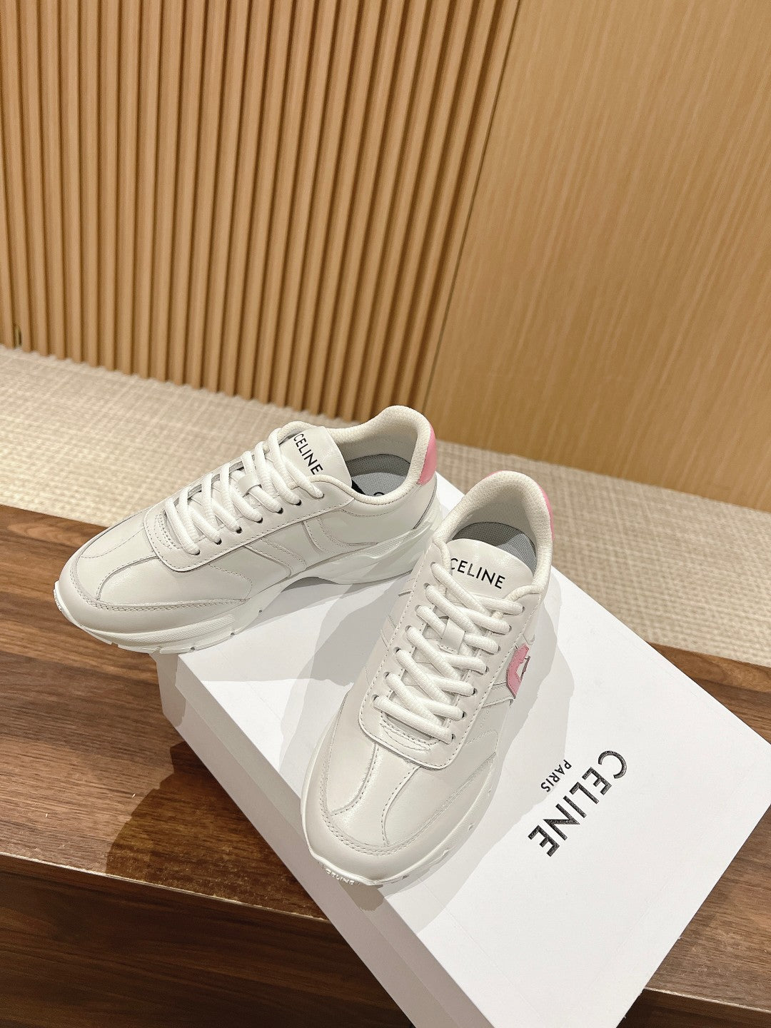 賽C家-2023厚底老爹鞋 粉色