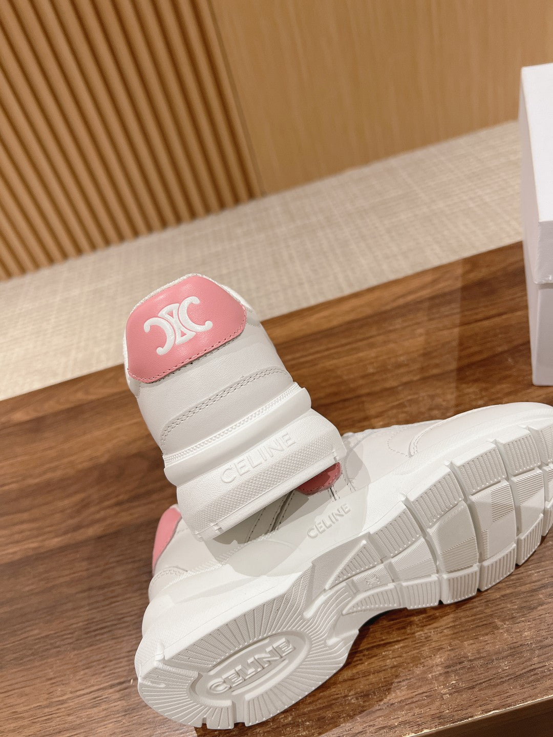 賽C家-2023厚底老爹鞋 粉色