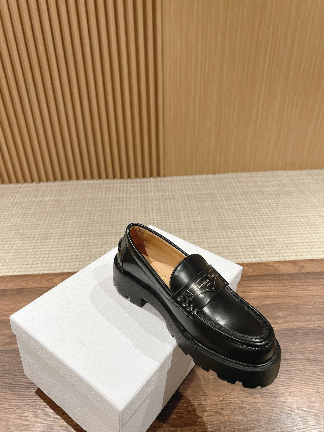 迪D家-春夏簡約樂福鞋 黑色