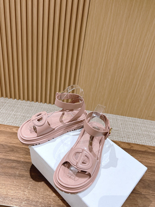 迪D家-豬鼻子涼鞋 粉色