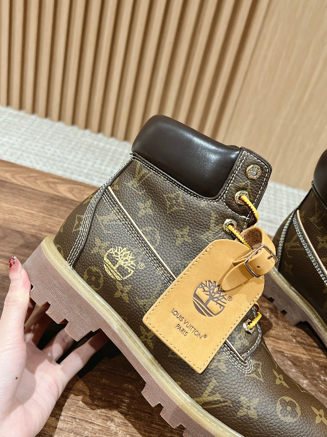 路L家-聯名款 皮面經典西部靴