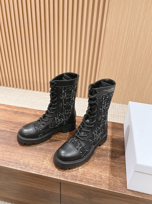 迪D家-刺繡短靴