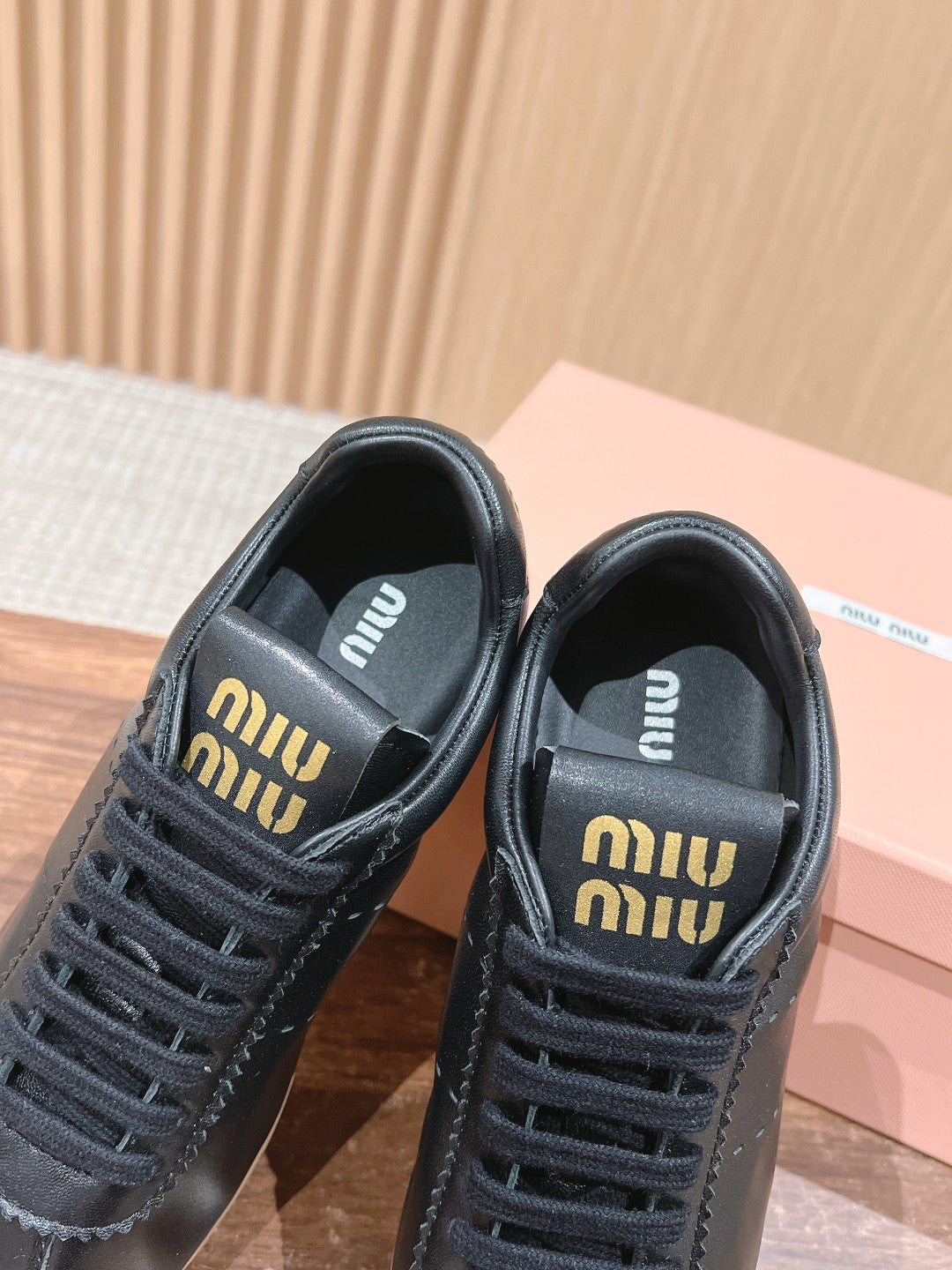 穆M家-復古阿甘鞋 皮面黑色