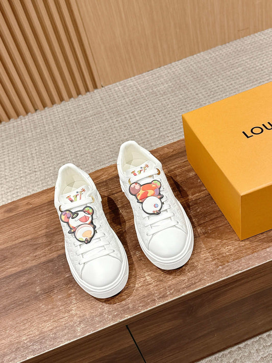 路L家-厚底休閒運動鞋 Monogram圖案