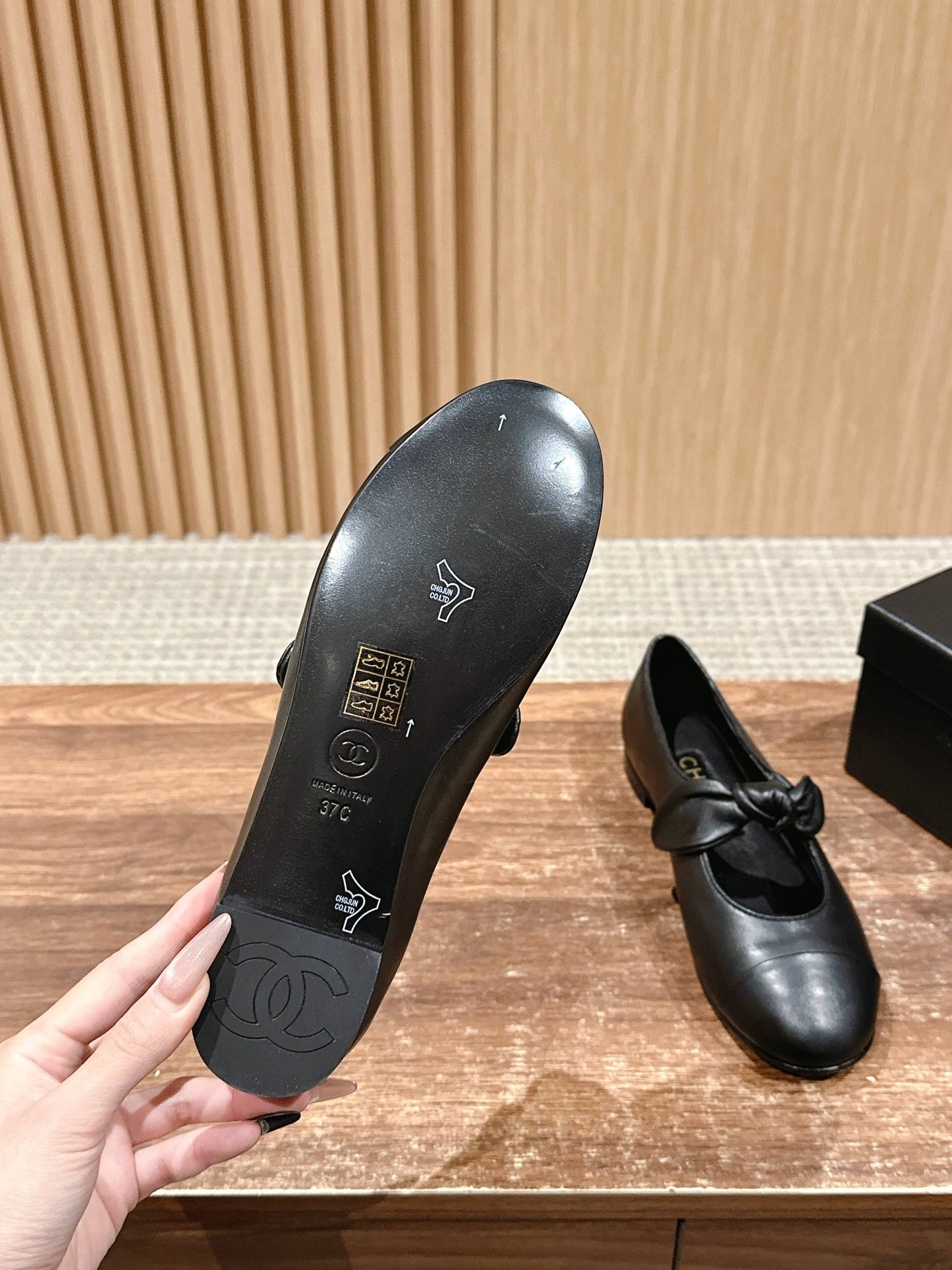 小香家-2025 蝴蝶結瑪麗珍鞋 黑色