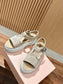 穆M家-𝟮𝟬𝟮𝟱鬆糕厚底休閒涼鞋 卡其色