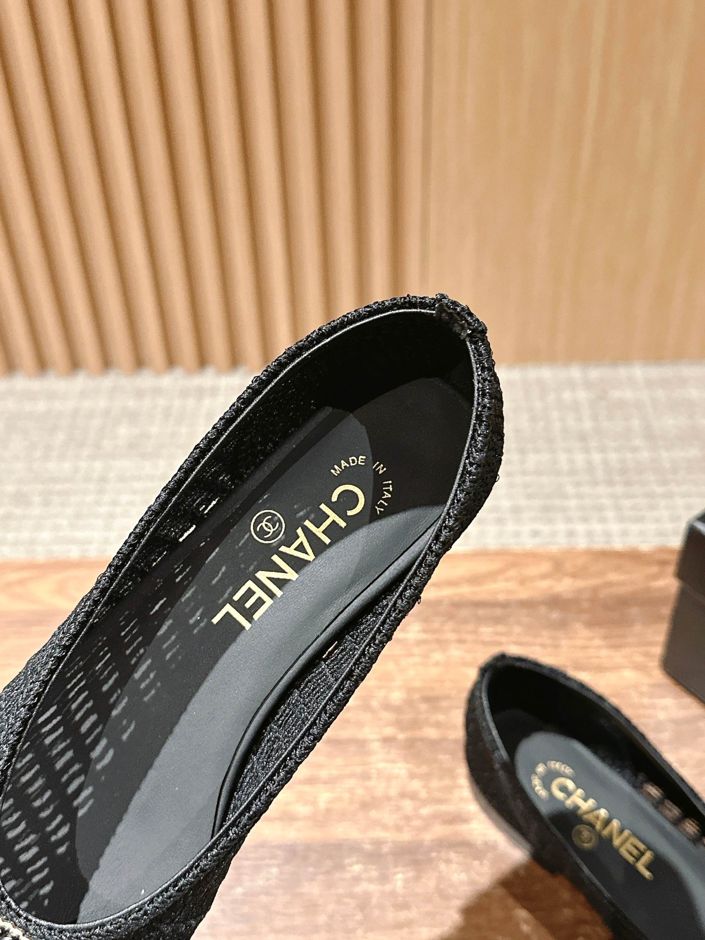 小香家-𝟮𝟬𝟮𝟱 新網面芭蕾舞鞋 黑色