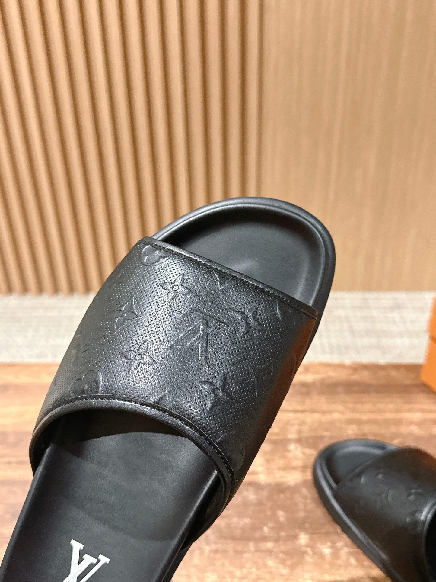 路L家-休閒沙灘拖鞋 男款鞋子 黑色