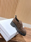 賽C家-5cm厚底麂皮樂福鞋 咖色