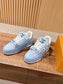 路L家-Vuitton 標識休閒鞋 藍色