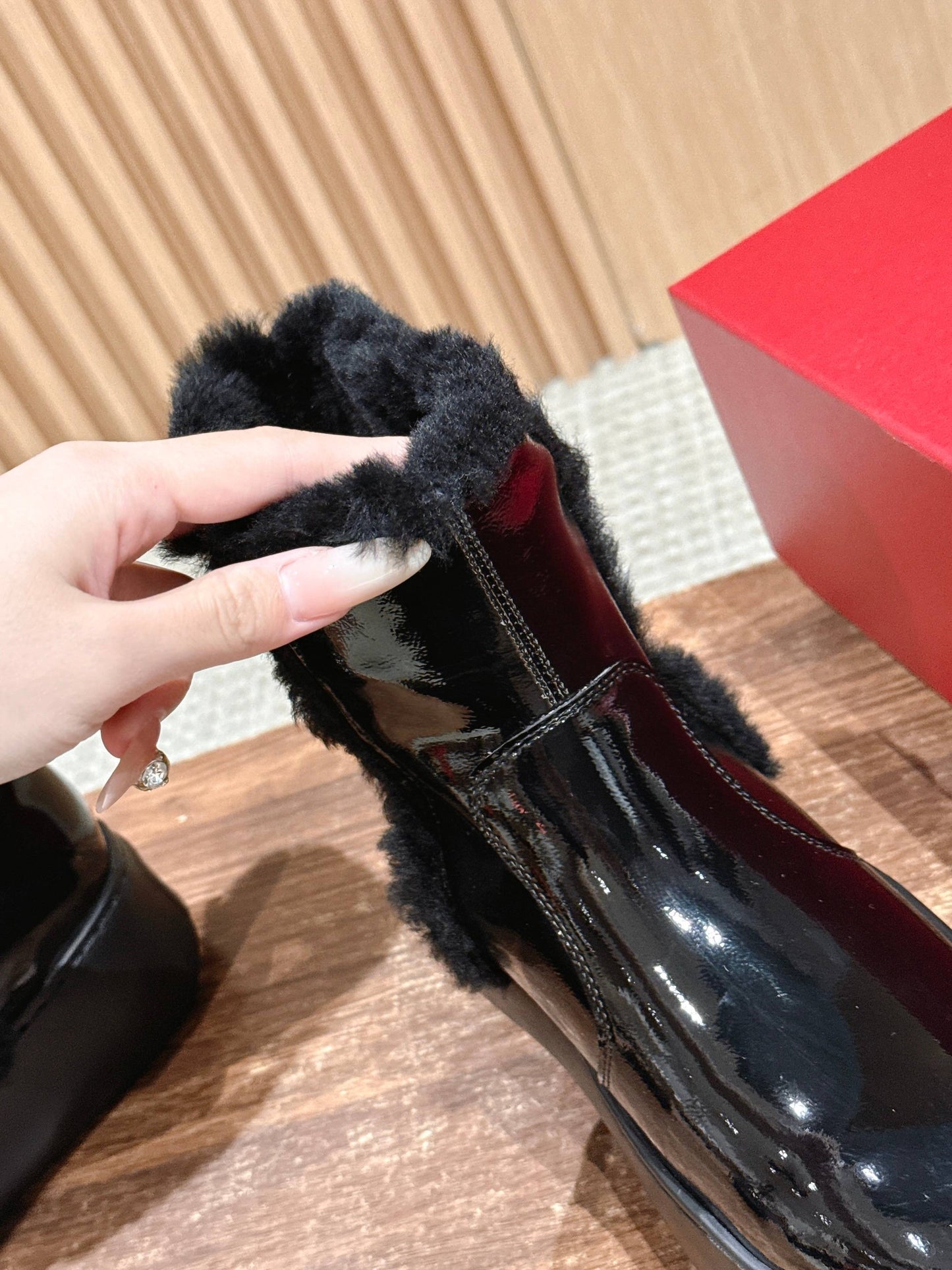 RV 油蠟皮雪靴 增高5cm