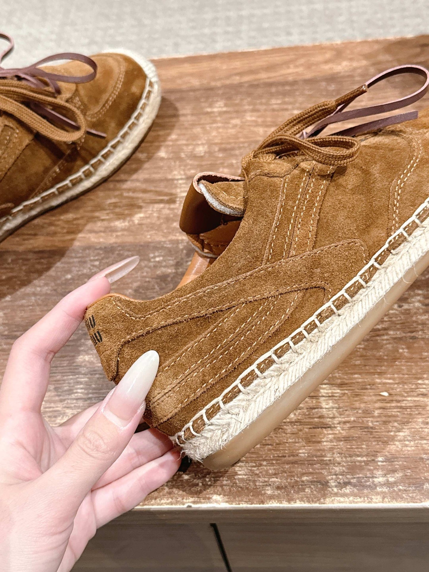 穆M家-編織麻繩漁夫鞋 咖色