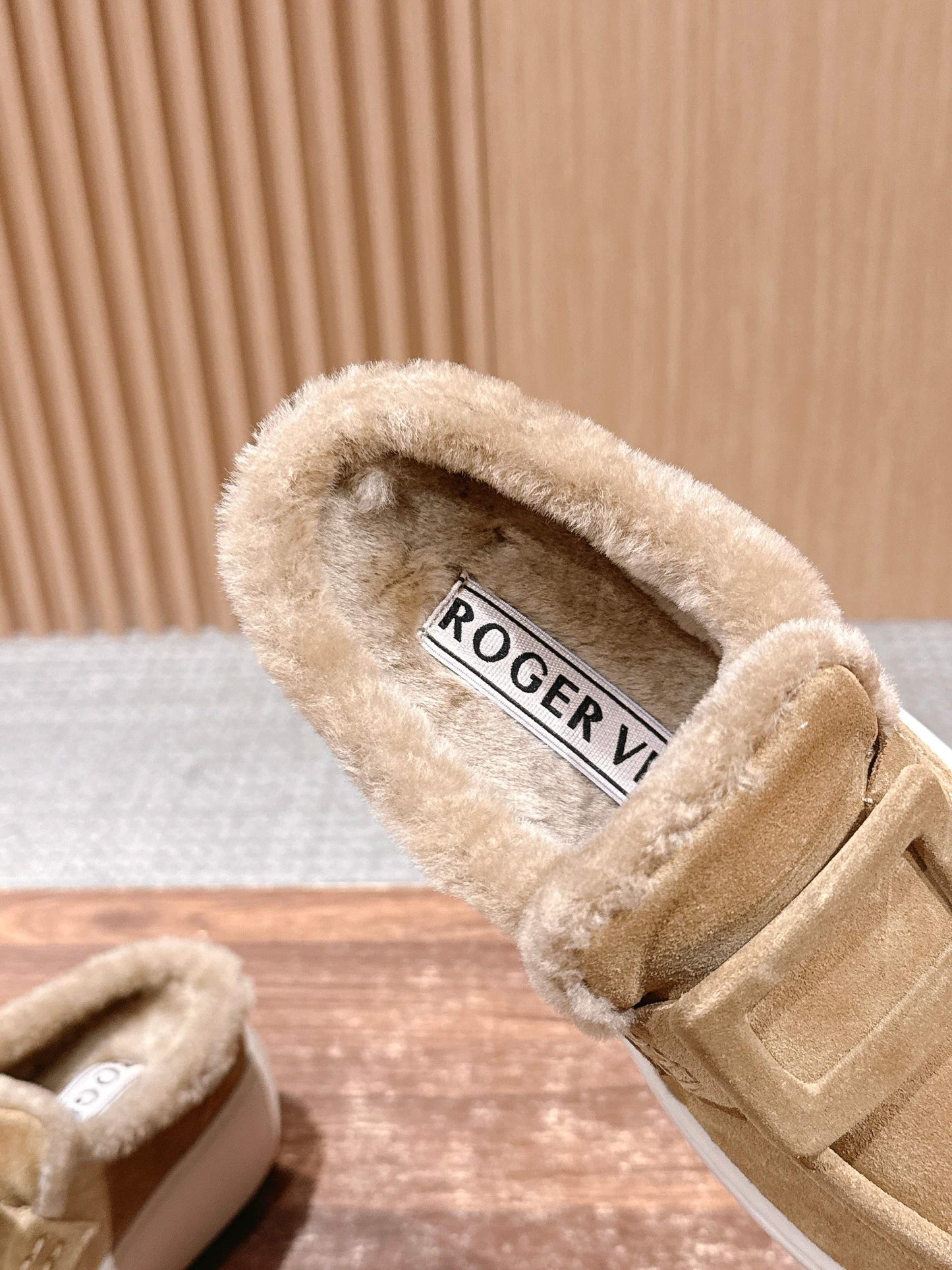 RV 穆勒毛毛鞋 咖色