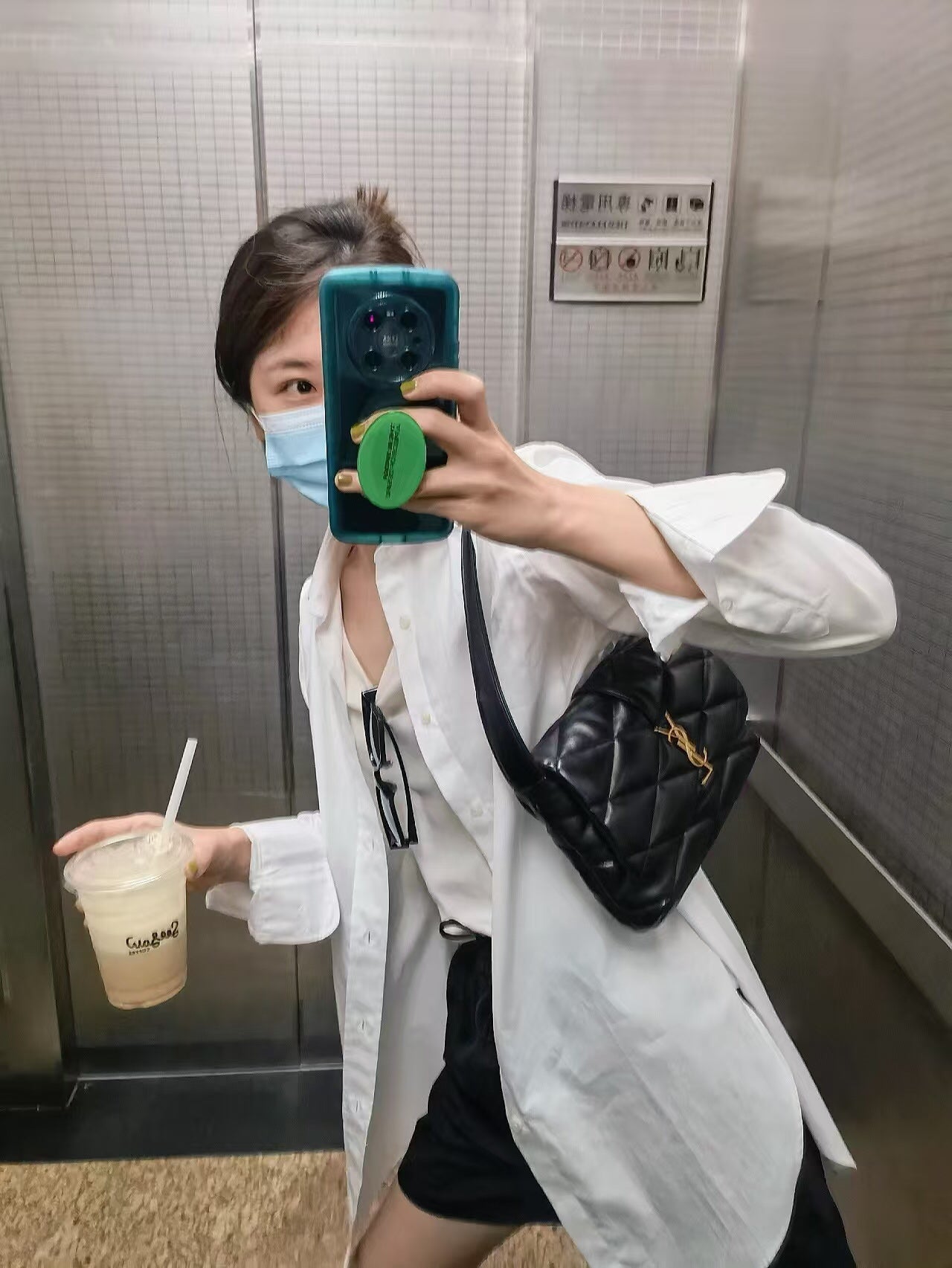 聖Y羅-57街菱格腋下包
