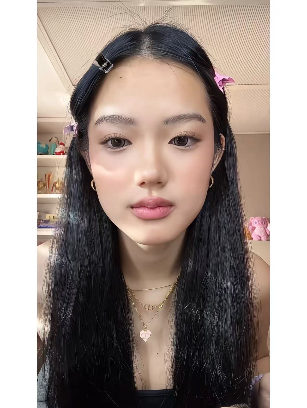 小香家-26粉色愛心項鏈
