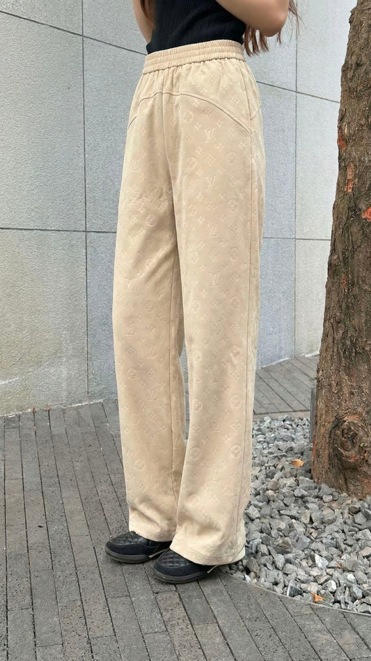 路L家-26FW春夏新款經典老花寬褲