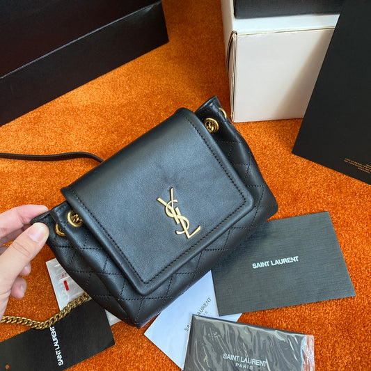 聖Y羅-Monogram Mini Nolita-復古菱格紋翻蓋包