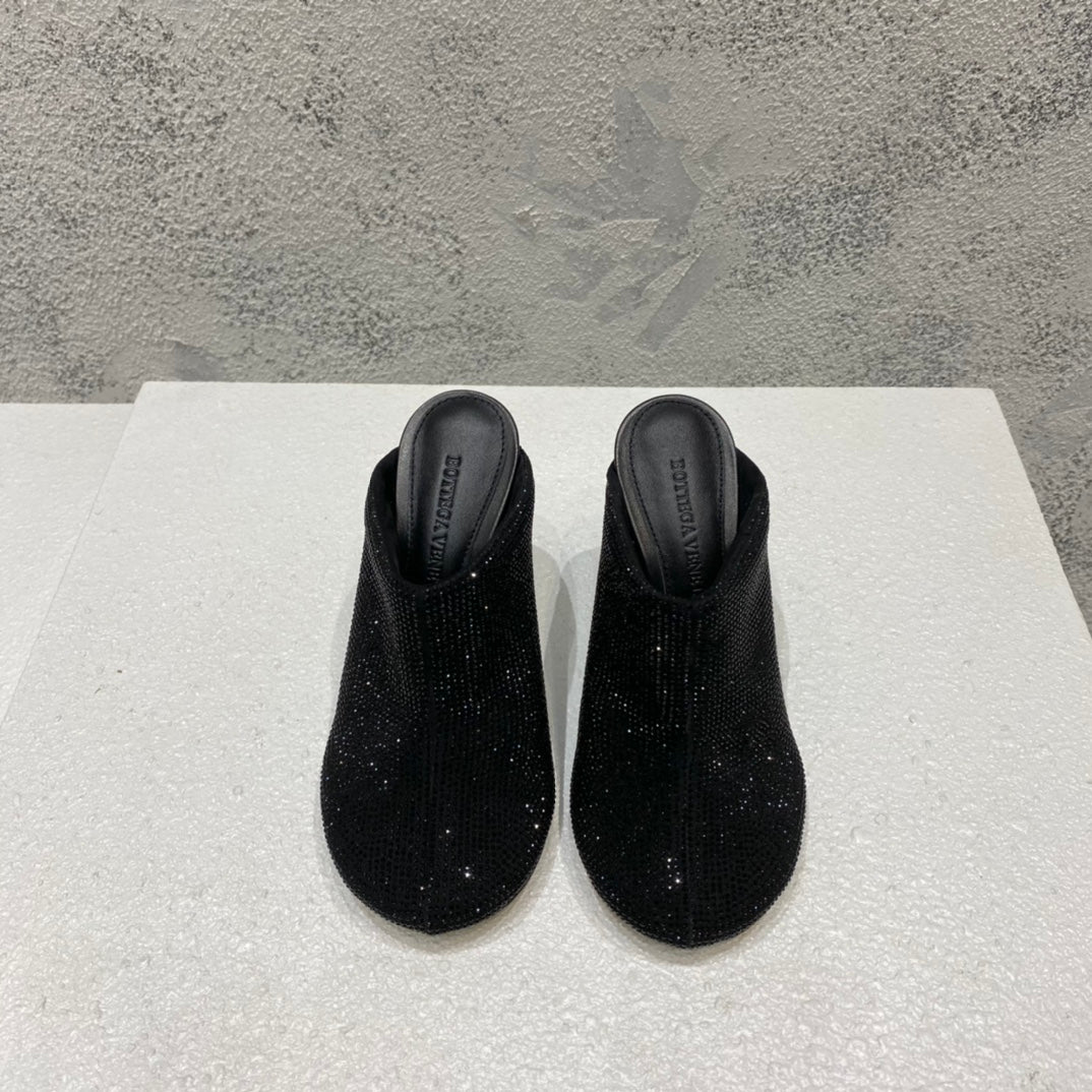 B編織-22S官網秋冬新品 高跟鑽拖 (35-39，40-42可訂製）