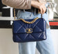 Chanel 19Bag-小號深藍