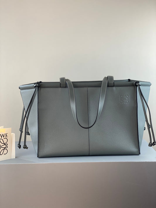 羅L威-Cushion tote 小牛皮 青銅色