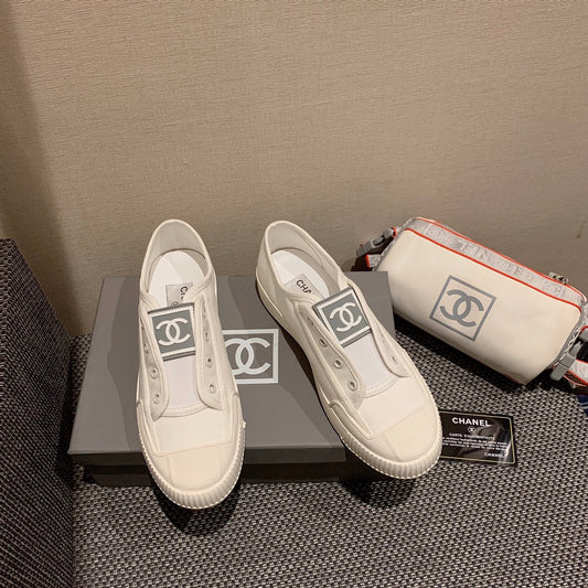 小香家-vintage 中古帆布鞋 白色