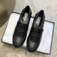 小香家-2023春夏新款 厚底樂福鞋 黑色