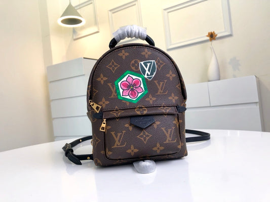 R99520 路L家-MONOGRAM BACKPACK MINI 雙肩包
