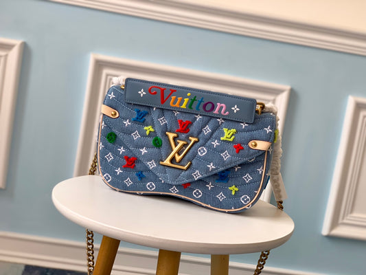 M53692 路L家-2019 春夏款 New Wave手袋 中號 牛仔布