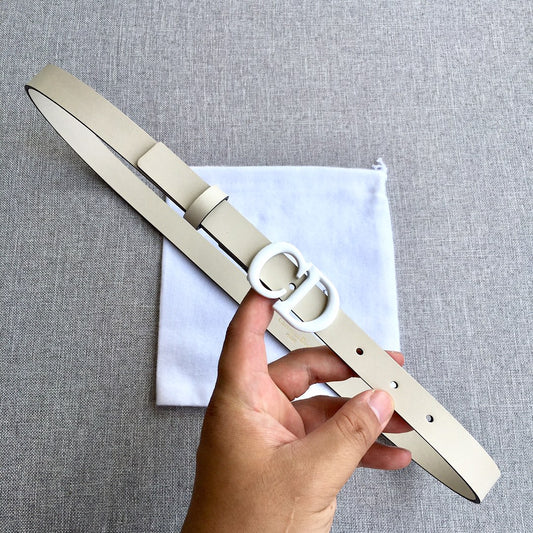 迪D家-米色皮帶-2.0cm