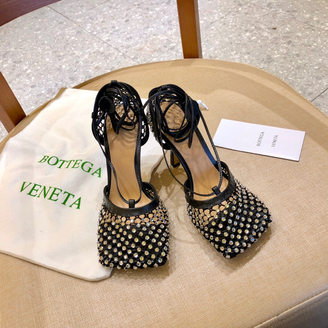 BV鞋-BV 方頭細跟 高跟鞋