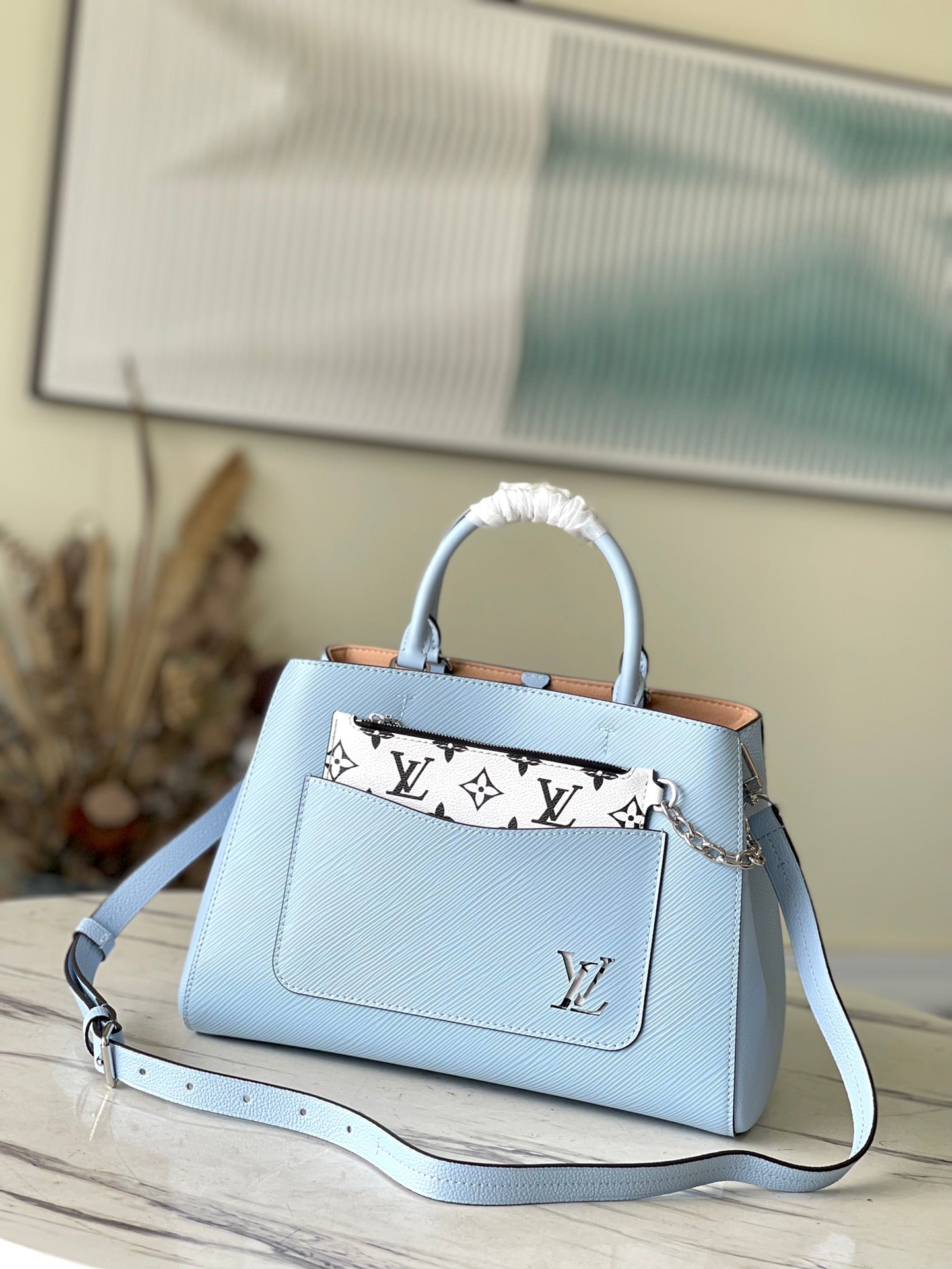 M59950 路L家-Marelle Tote 中號 藍色