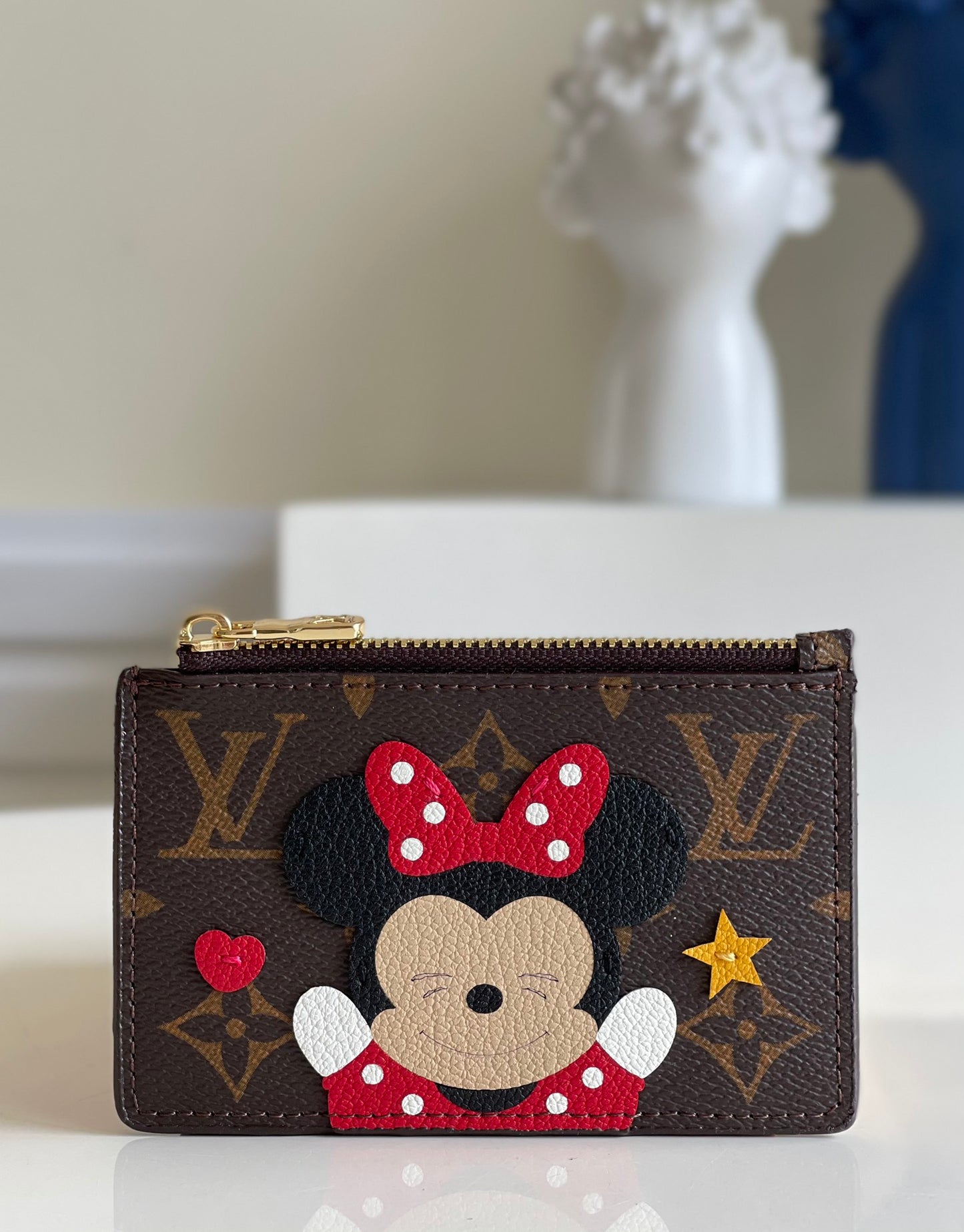 LV 米妮拉鍊零錢包