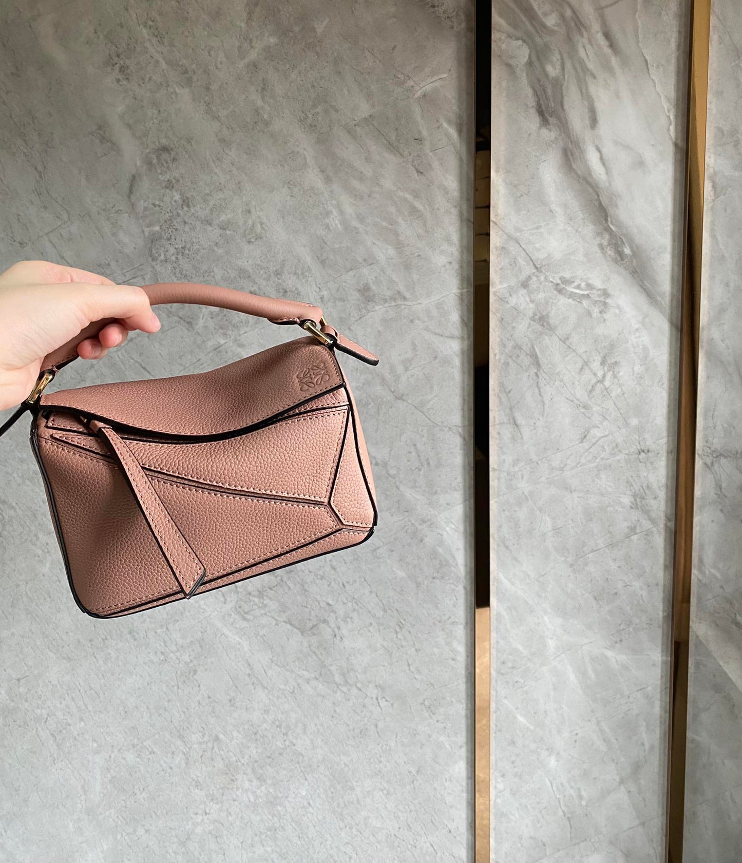 羅L威-Puzzle bag mini 小牛皮