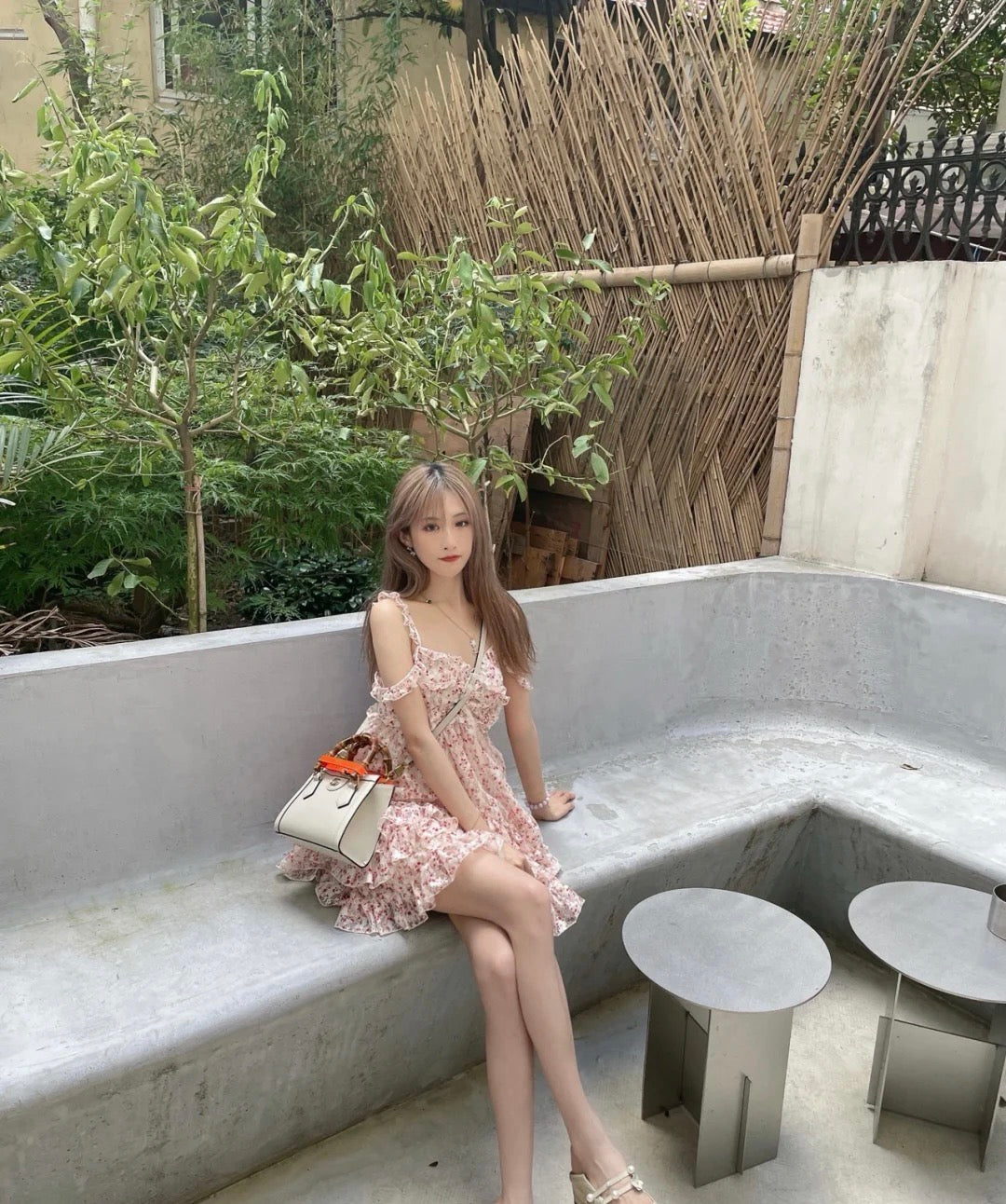 古G家-Diana 迷你手提袋-復古竹節托特包 20*16*10cm