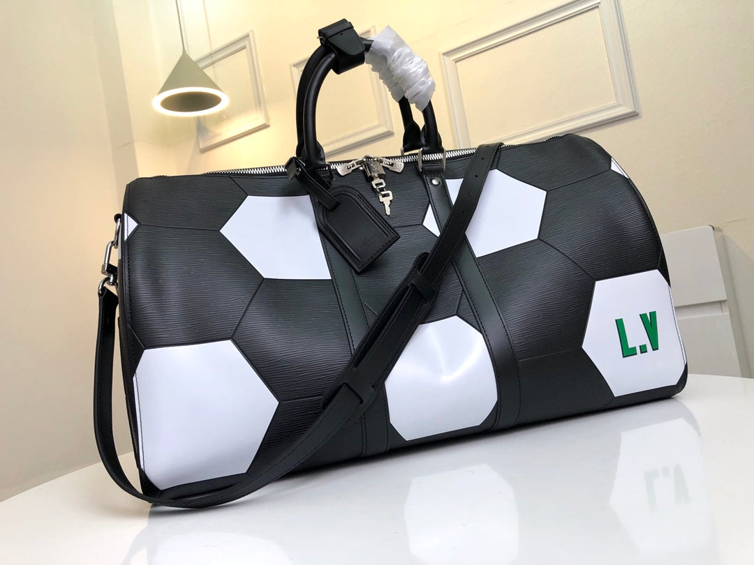 Lou-Keepall 50旅行袋 黑色