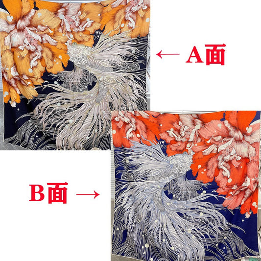 小愛款-雙面大絲巾 136cm-30%真絲70%羊毛