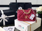Chanel 19Bag-小號寶石紅