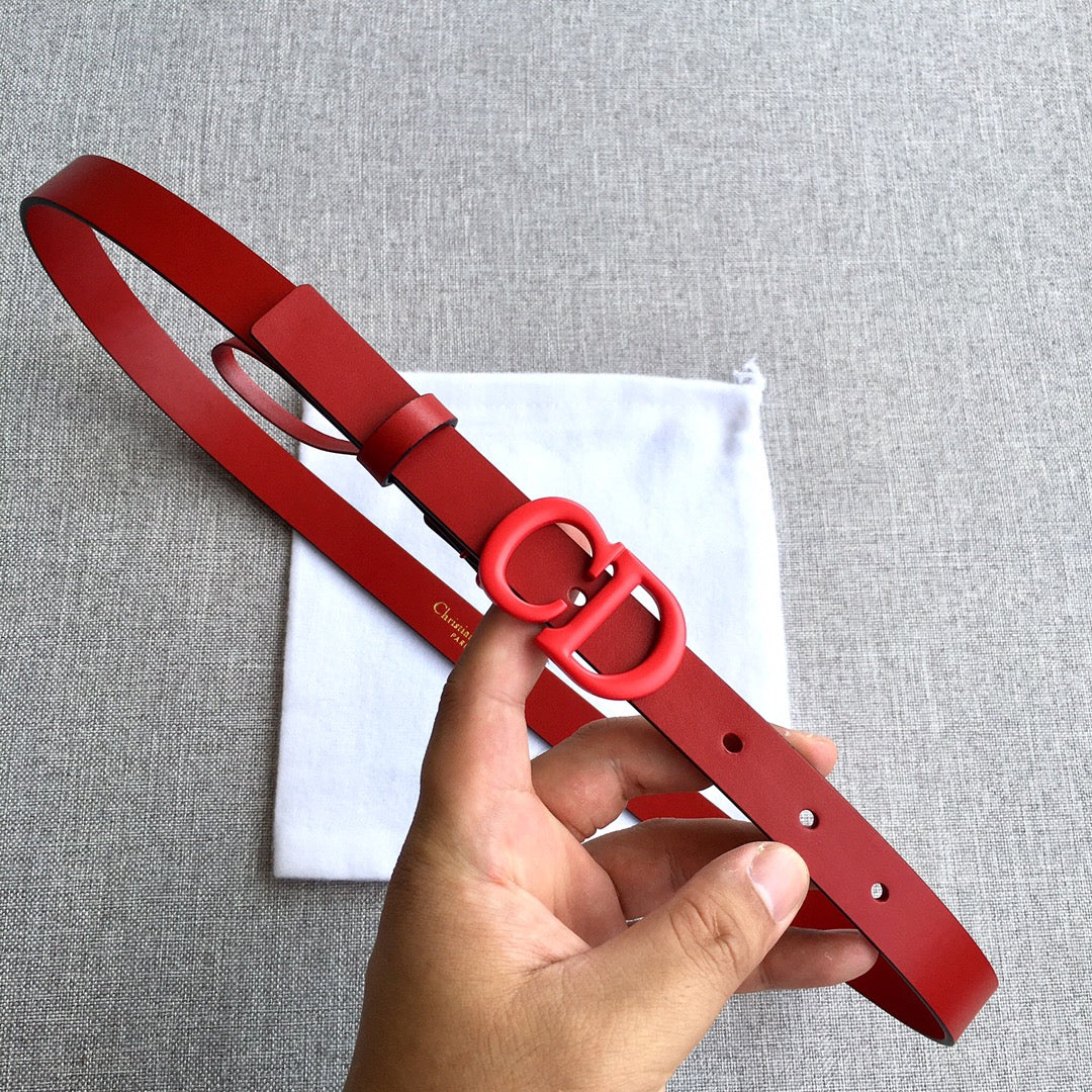 迪D家-紅色皮帶-2.0cm
