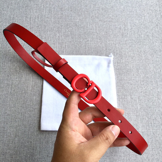 迪D家-紅色皮帶-2.0cm