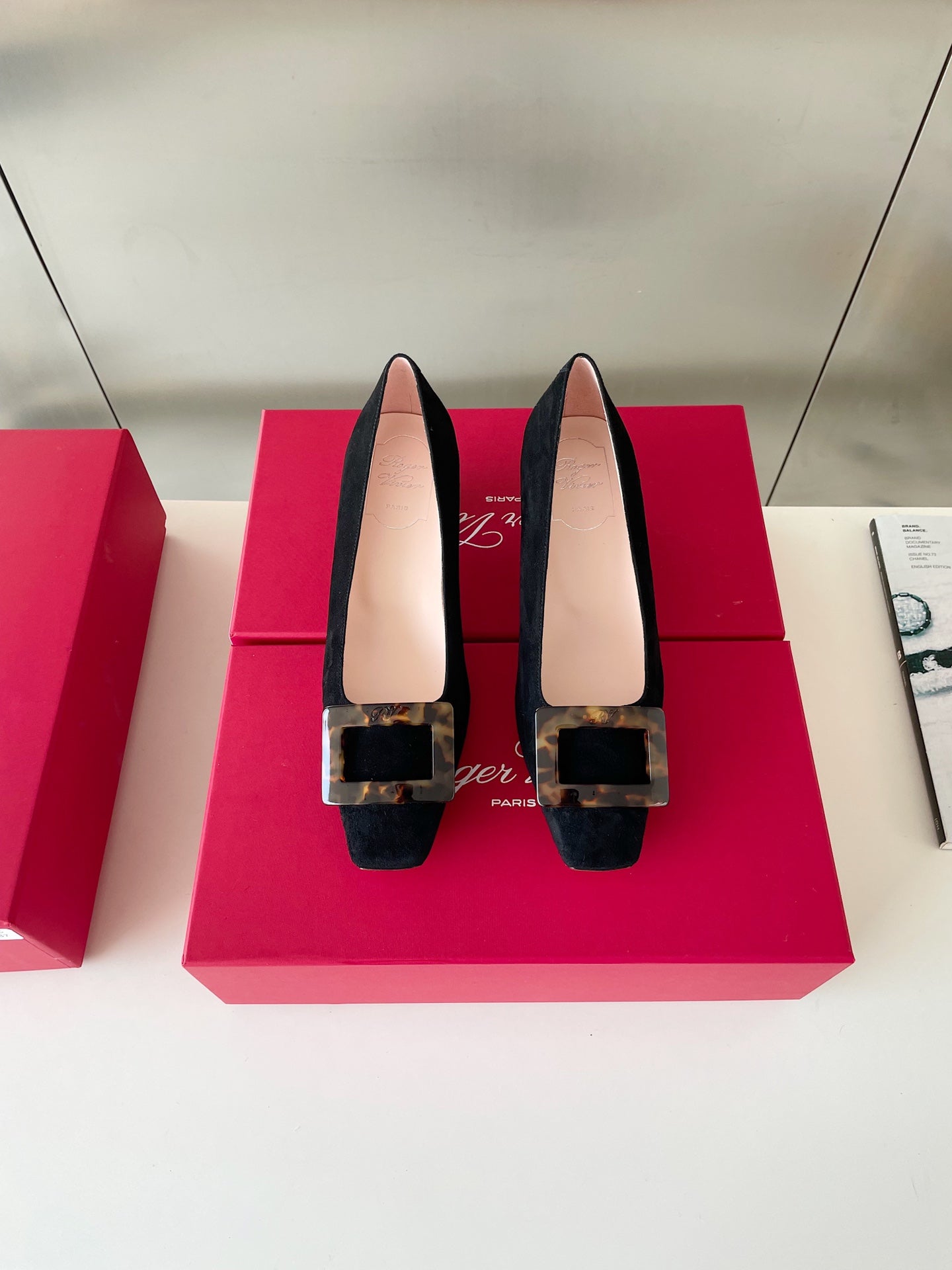 Roger Vivier Belle玳瑁扣方頭鞋