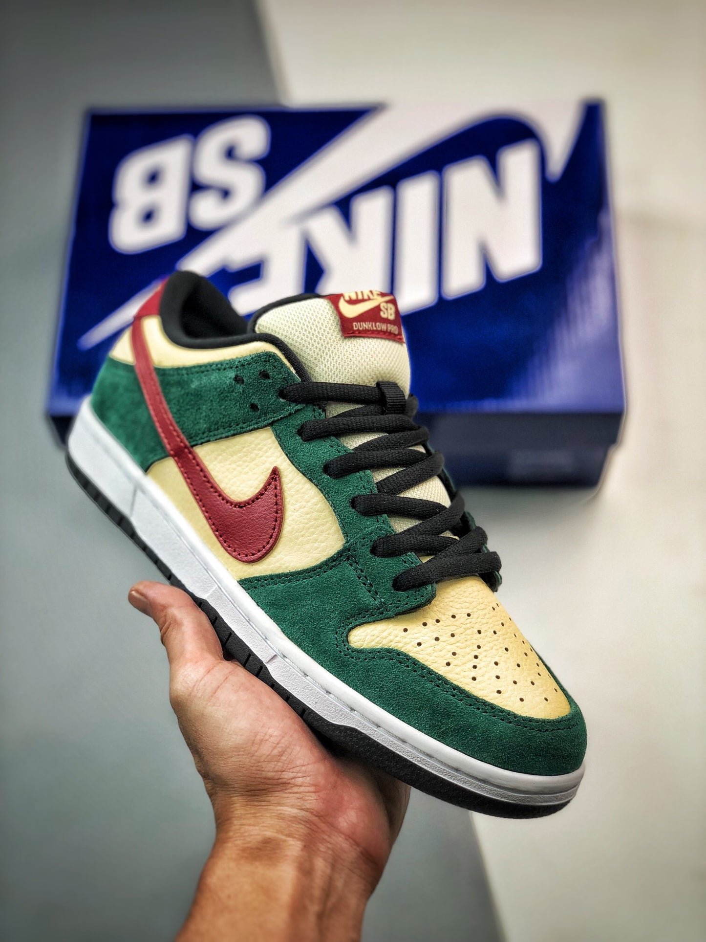N1KE-Dunk Low Gorge Green  男女同款 拉斯維加斯經典配色