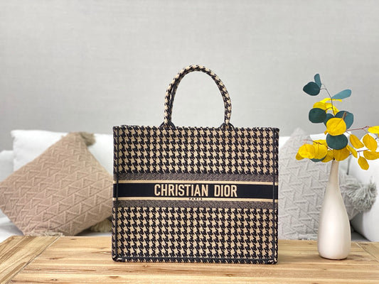 Dior Book Tote-大號41.5cm-千鳥格
